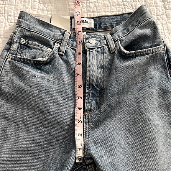 NWT Agolde Vintage High Rise Boot Swat Wash Organic Cotton Aritzia - Picture 8 of 10